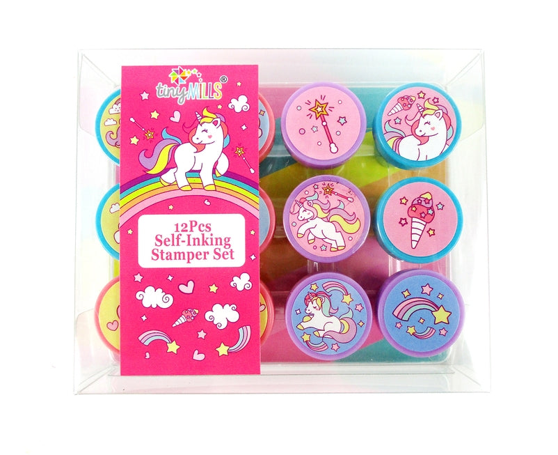 UNICORN Self Inking Stamp  Hand Stamps for Events Suitable for
