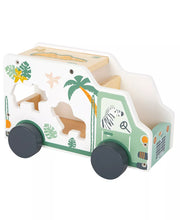 Load image into Gallery viewer, Safari Truck Shape Sorter Animal Play
