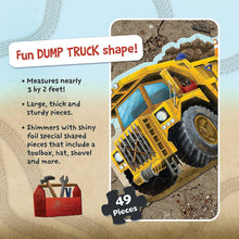 Load image into Gallery viewer, Floor Puzzle: Dump Truck
