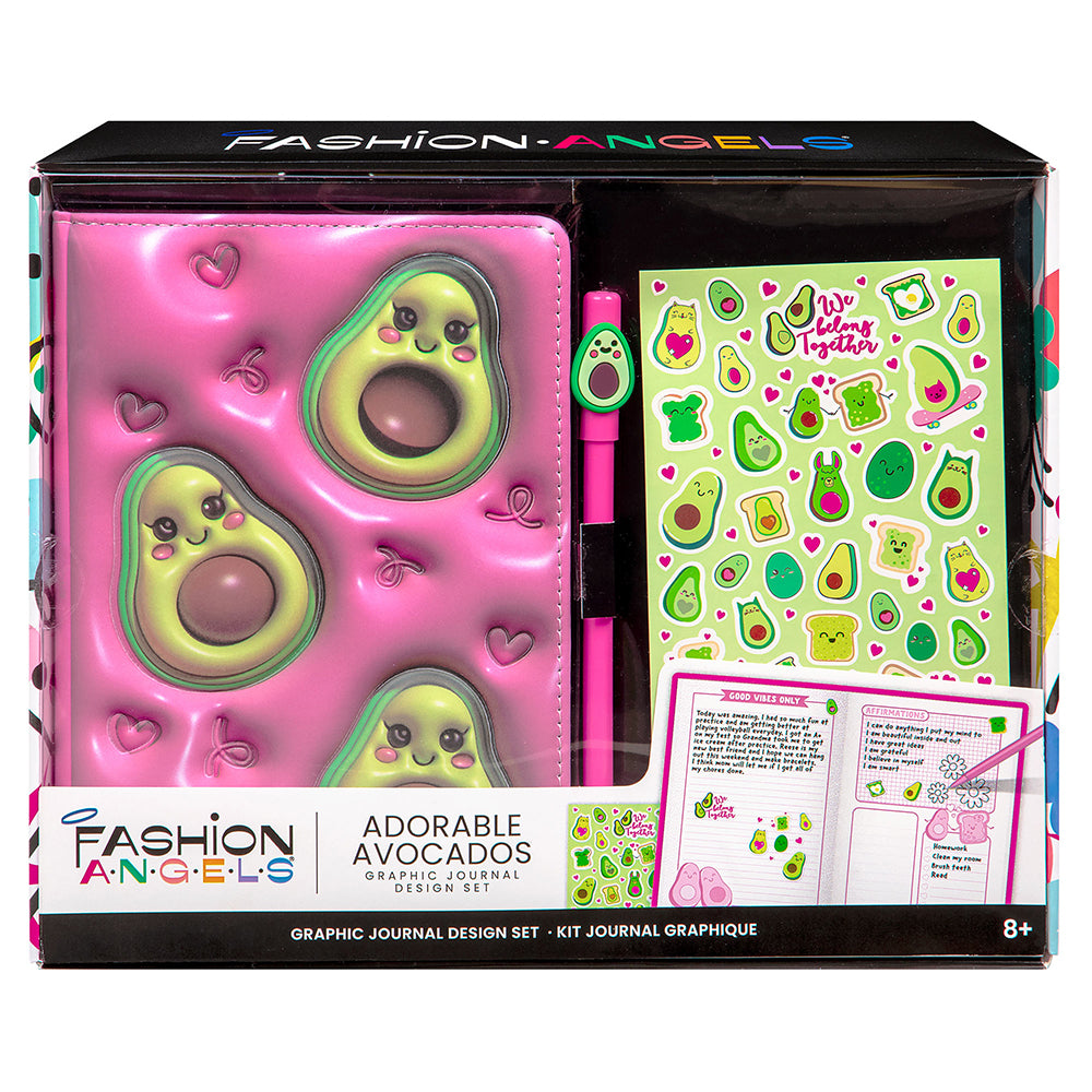 Adorable Avocados Graphic Journal Design Set