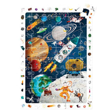 Load image into Gallery viewer, Observation Puzzle Space 4+ STEM floor puzzle + poster
