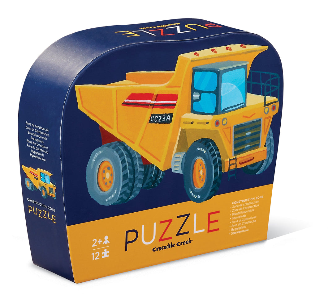 Mini Construction Zone Puzzle - 12 pieces