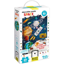 Load image into Gallery viewer, Observation Puzzle Space 4+ STEM floor puzzle + poster
