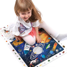 Load image into Gallery viewer, Observation Puzzle Space 4+ STEM floor puzzle + poster
