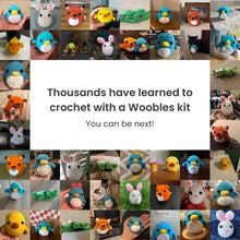 Load image into Gallery viewer, The Woobles - Billy the Unicorn Beginner Crochet Kit
