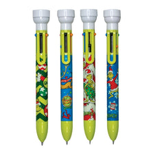 Load image into Gallery viewer, Dr. Seuss&#39; The Grinch 6-Color Pen with Stamper
