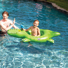 Load image into Gallery viewer, Water Blaster Gator Style Pool Floatie
