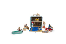 Load image into Gallery viewer, Yacht Club Pretend Play Suitcase with Accessories
