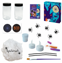 Load image into Gallery viewer, Totally Spooky Spider Night Light Jars Set
