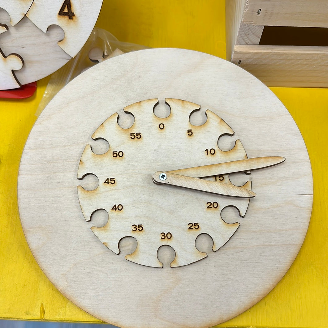Wooden DIY Clock Craft