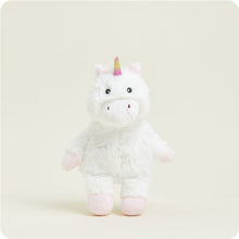 Load image into Gallery viewer, White Unicorn Junior Warmies - 9&quot;
