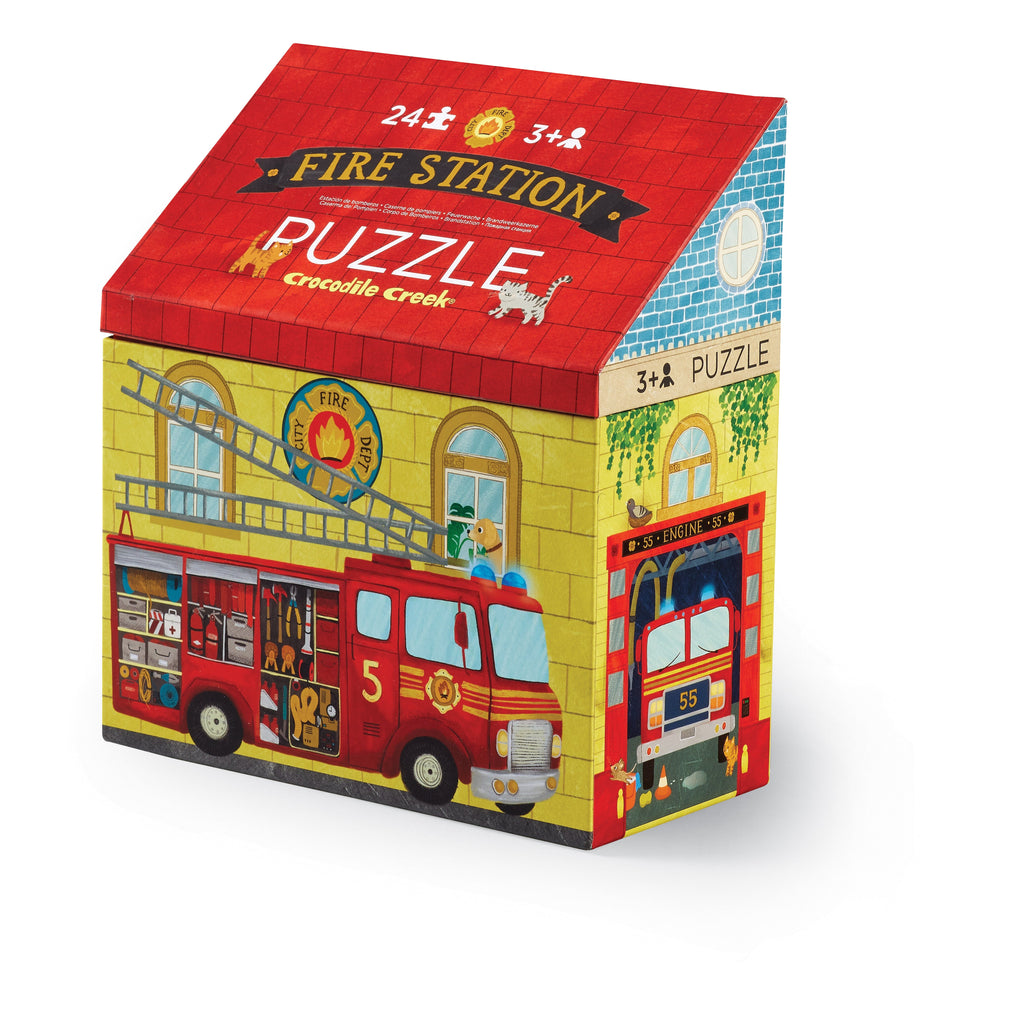 24-Piece Fire Station Puzzle