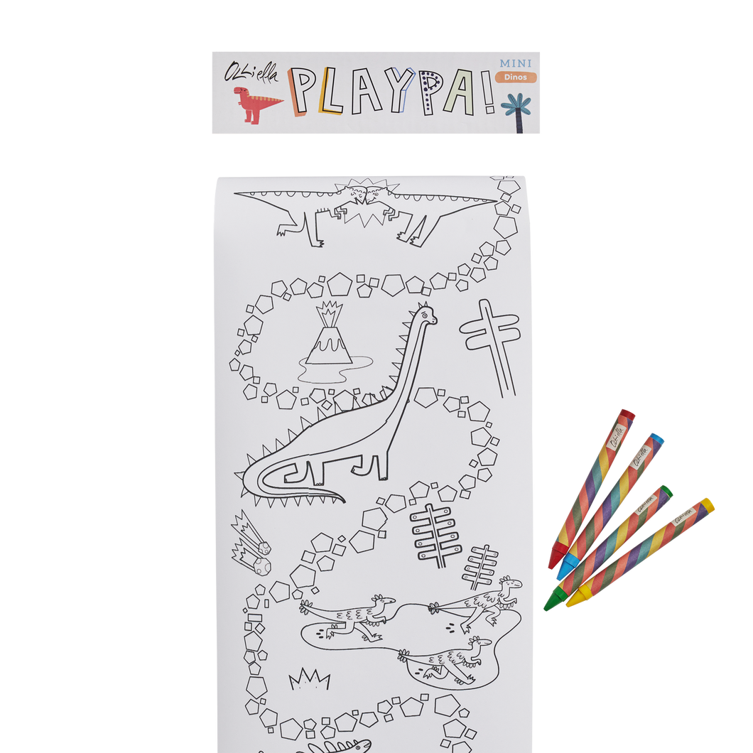 Playpa Mini Dinos Coloring Kit