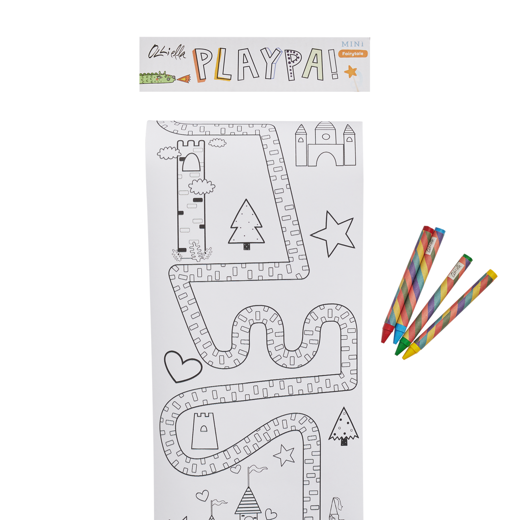 Playpa Mini Fairytale Coloring Kit