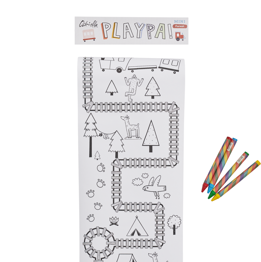 Playpa Mini Forest Coloring Kit