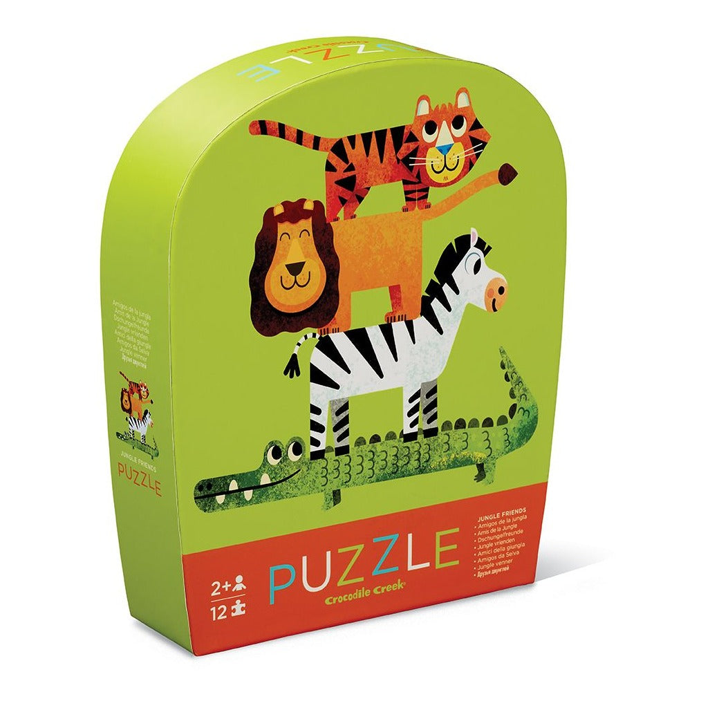 12-Piece Mini Puzzle Jungle Friends