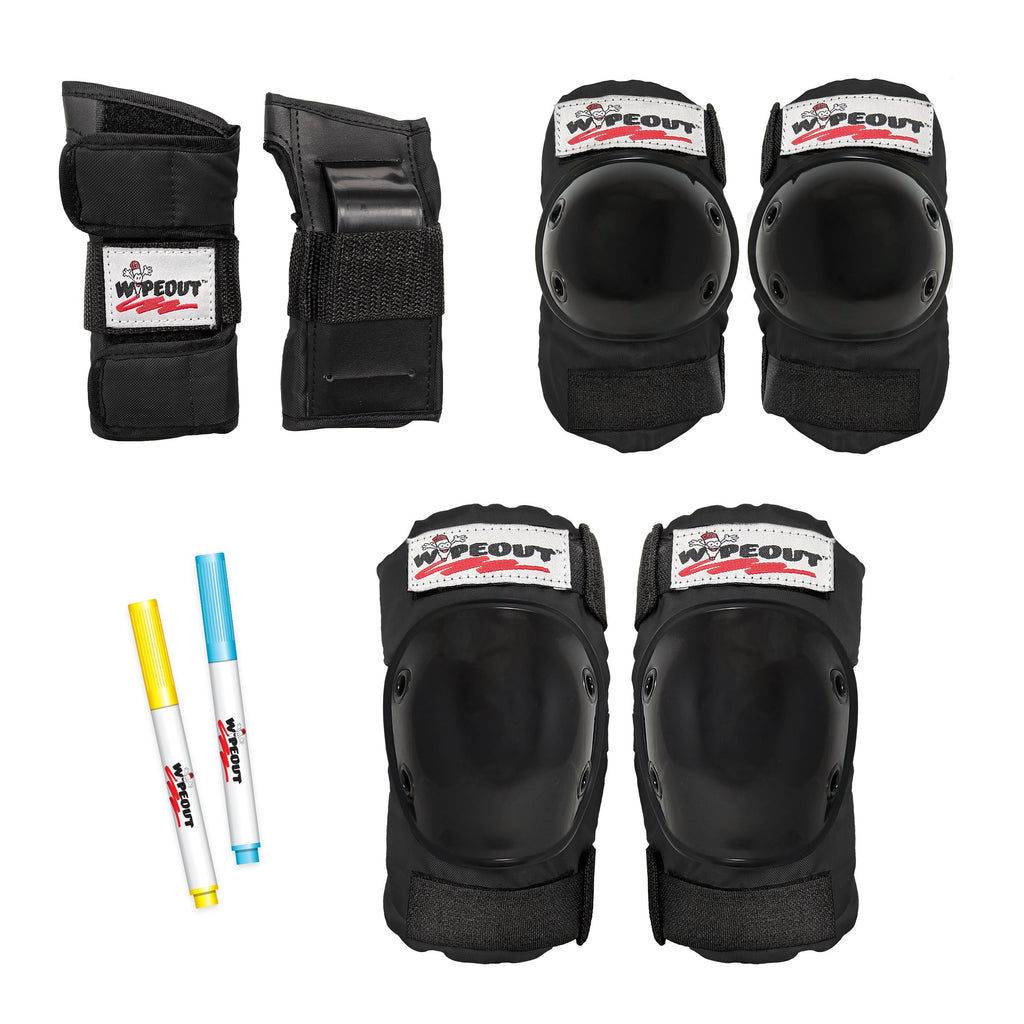WIPEOUT Dry Erase Pads (Writstguards, Knee & Elbow Pads)