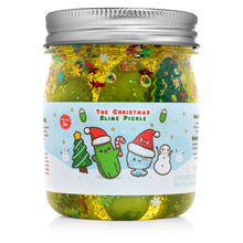 Load image into Gallery viewer, The Christmas Pickle Clear Slime
