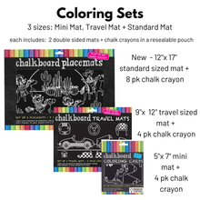 Load image into Gallery viewer, Chalkboard MiniMats Ballerina Coloring Kit
