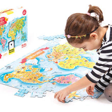 Load image into Gallery viewer, What in the World: Young Explorers age 6+ STEM floor puzzle
