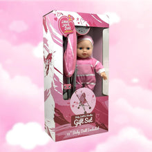 Load image into Gallery viewer, Baby Doll Stroller &amp; 12&quot; Baby Doll with Pacifier Gift Set
