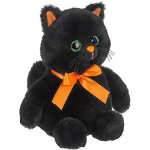 Load image into Gallery viewer, Ebony Plush Halloween Black Cat
