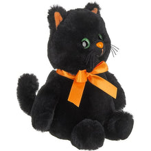 Load image into Gallery viewer, Ebony Plush Halloween Black Cat
