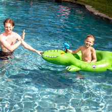 Load image into Gallery viewer, Water Blaster Gator Style Pool Floatie
