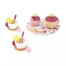 Load image into Gallery viewer, Wooden Twist Tea Set

