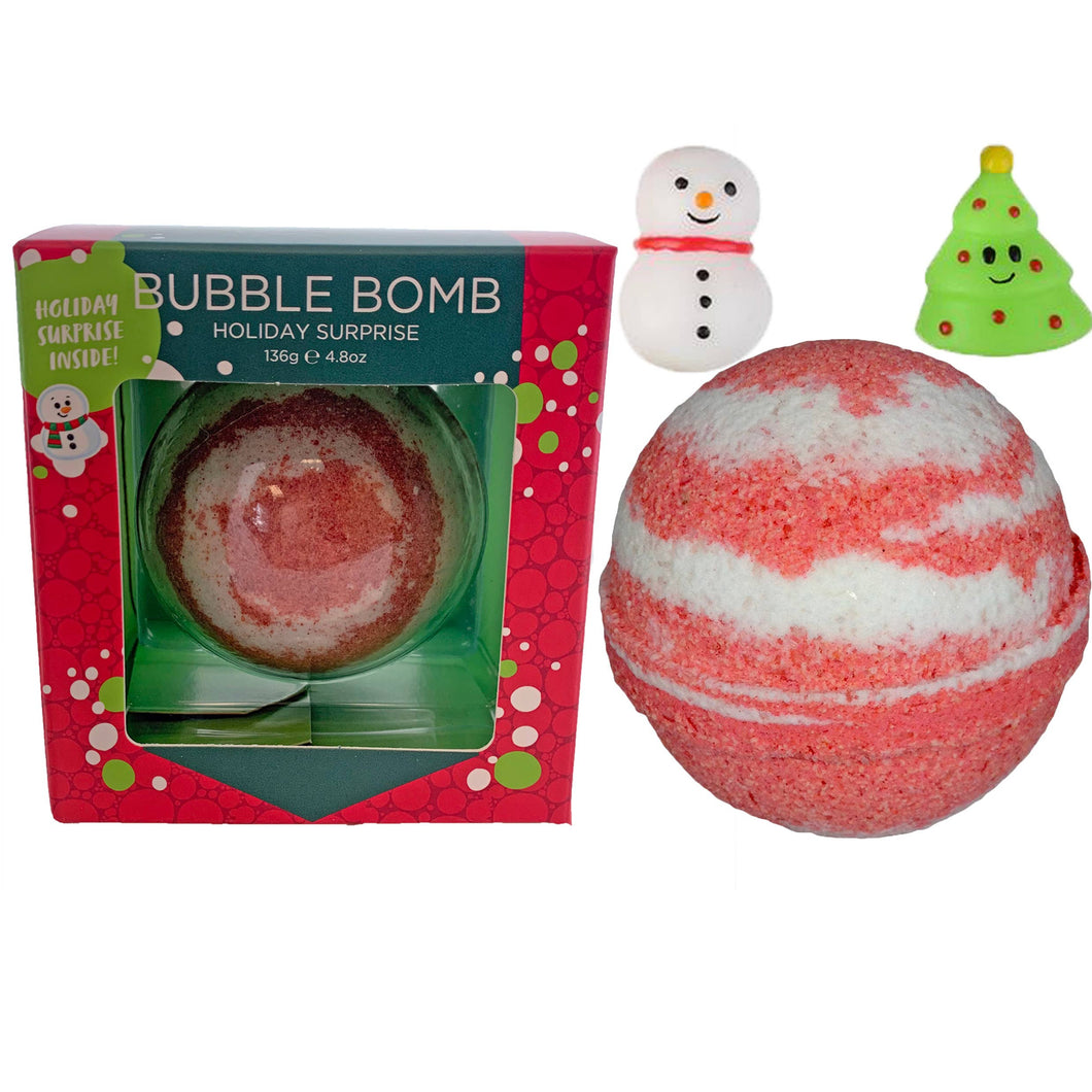 Christmas Squishy Surprise Bubble Bath Bomb with Kids Toy