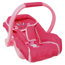 Load image into Gallery viewer, Baby Doll Car Seat Unicorn Design
