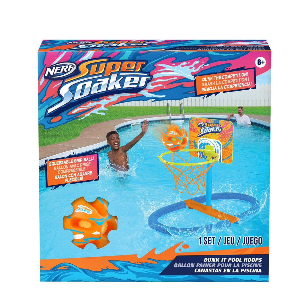 Nerf Super Soaker Dunk It Pool Hoops Basketball Toy