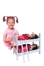 Load image into Gallery viewer, Bunk Bed for Twin Dolls fits 18&quot; Dolls
