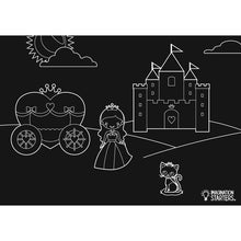 Load image into Gallery viewer, Princess Chalkboard Placemat
