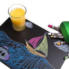 Load image into Gallery viewer, Transportation Travel Size Chalkboard Placemats (Set of 4)
