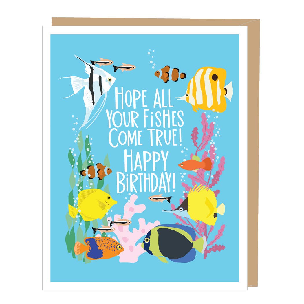 Fishtank Birthday Card