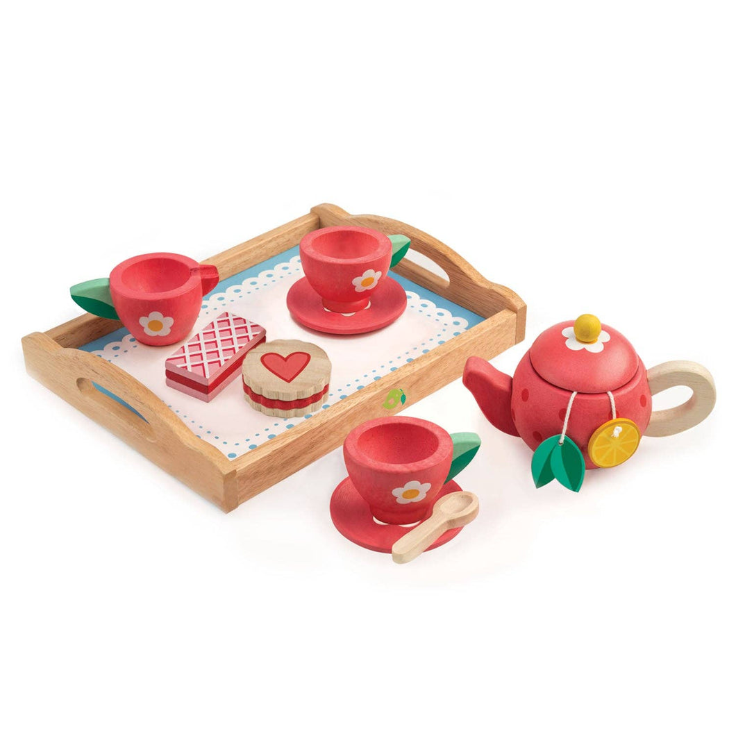 Tea Tray Set - Wooden
