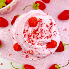 Load image into Gallery viewer, Strawberry Mousse Fluffy Butter Slime
