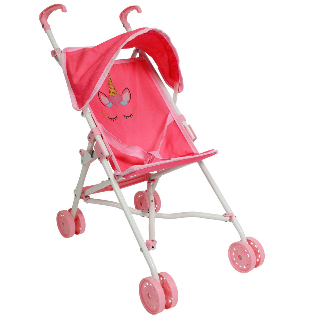 Unicorn My First Umbrella Doll Stroller with Canopy
