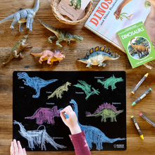 Load image into Gallery viewer, Dinosaur Chalkboard Placemat
