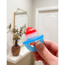 Load image into Gallery viewer, Teensy Teether™ Hero Pop Soothing Silicone Teether
