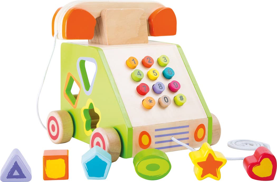 Small Foot Wooden Toys Telephone Shape Sorter