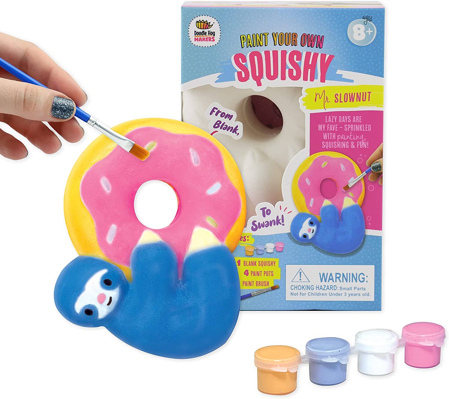  DOODLE HOG Squishy Craft Kit, Make Your Own Squishies, Paint  Squishy Toys