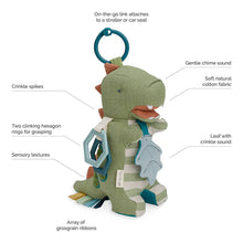 Load image into Gallery viewer, Bitzy Bespoke Link &amp; Love™ Activity Plush with Teether Toy
