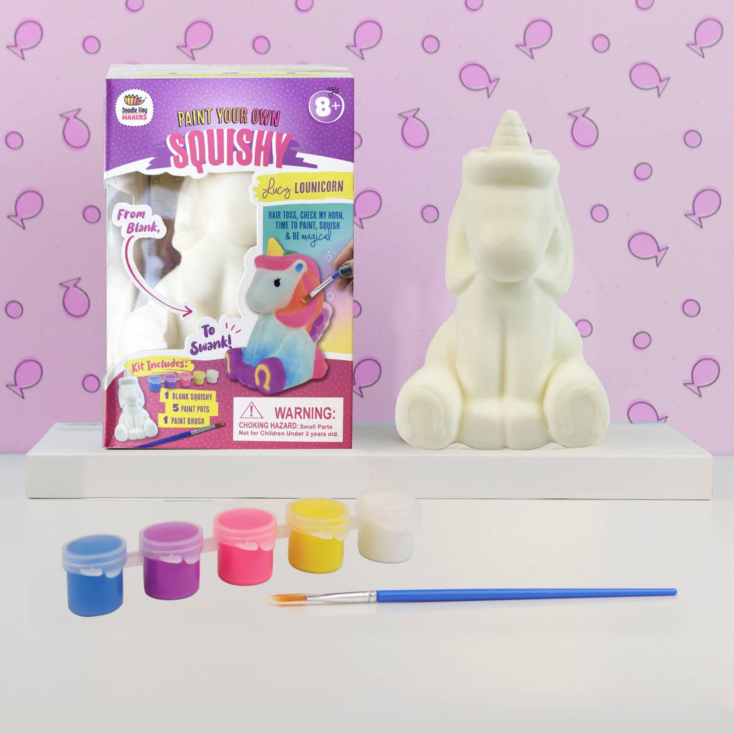Squishies Paint Kit-Lucy Unicorn – Argyle Toys
