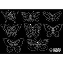 Load image into Gallery viewer, Chalkboard  Butterfly Placemat 12x17
