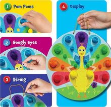 Load image into Gallery viewer, Pom Pom Arts &amp; Crafts Kit for Toddlers
