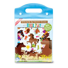 Load image into Gallery viewer, Horse Play Sticker Activity Tote
