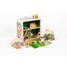 Load image into Gallery viewer, Pretend Play Fairy House Suitcase with Accessories
