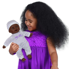 Load image into Gallery viewer, Soft Body African American Newborn 11&#39; Baby Doll in Gift Box - Doll Pacifier Included
